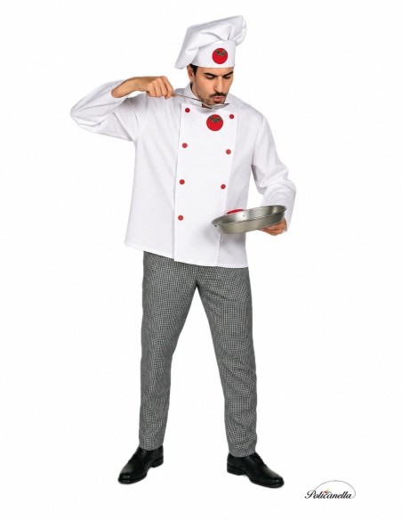 Costume da Cuoco Taglia L - di alta qualità, ideale per carnevale, feste a tema ed eventi speciali